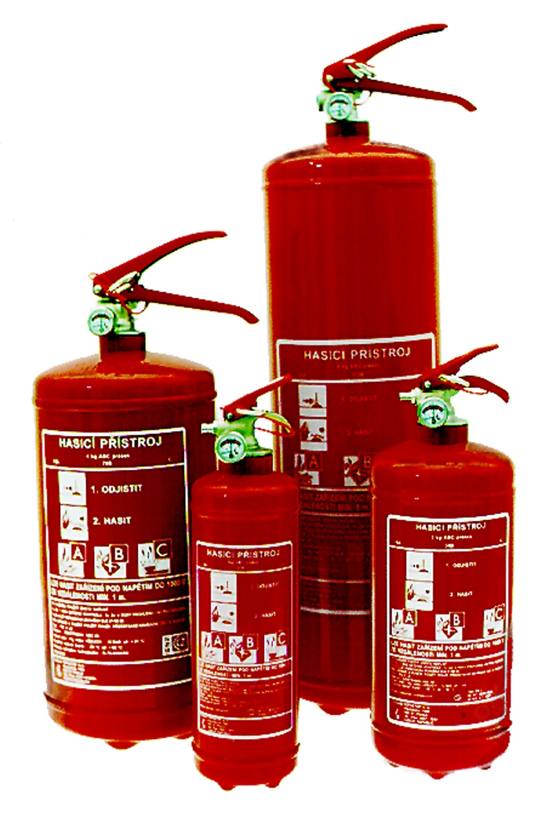 Hasicí přístroje práškové
