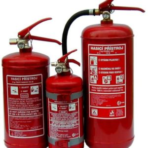 Hasicí přístroje s čistým hasivem