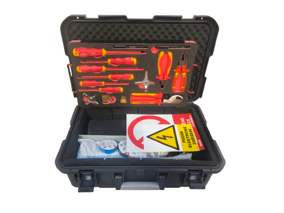 Kufr s elektronářadím